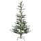 9ft. Pre-Lit Real Touch™ Nordmann Fir Slim Artificial Christmas Tree, Warm Clear LED Lights